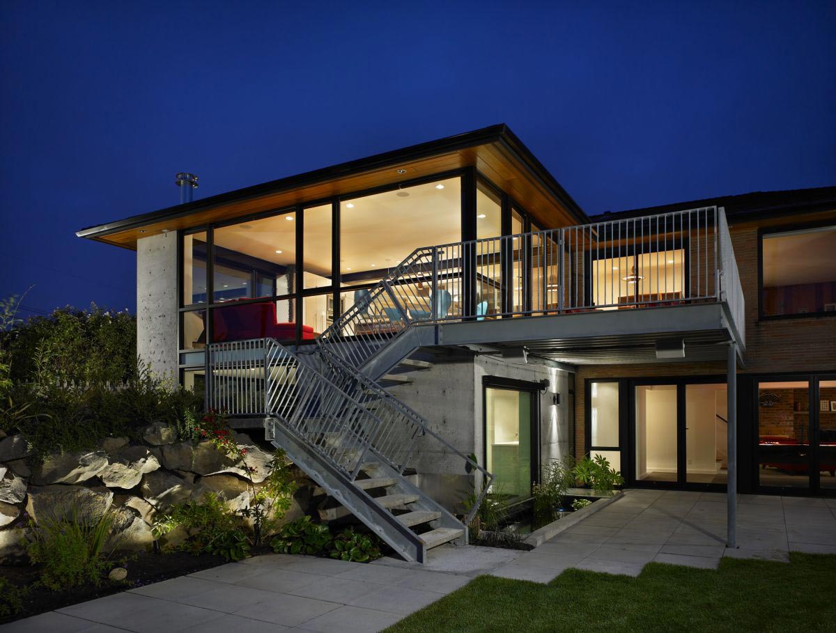 ... Modern Contemporary House Plans Exposed Concrete Style สวย